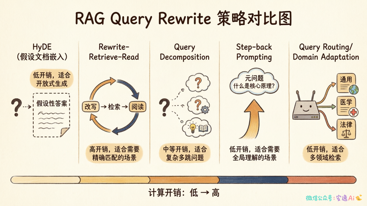 五大 Query Rewrite 策略的适用场景和开销对比